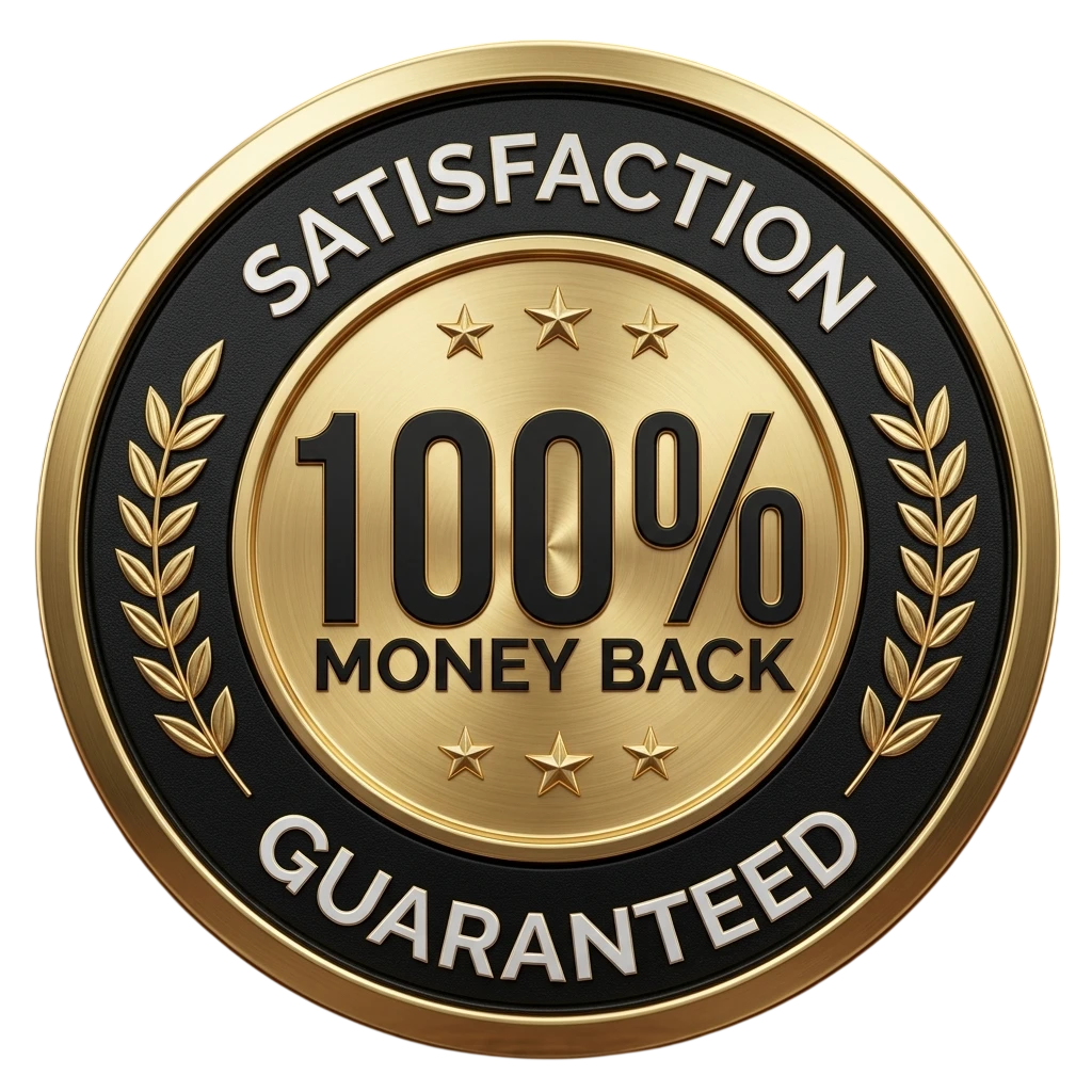 100% Satisfaction Guaranteed